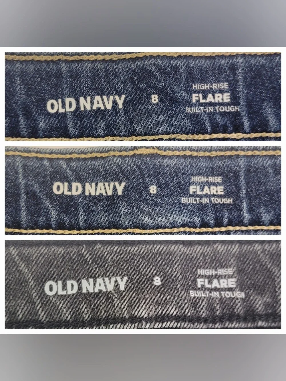 Old Navy Girls High Rise Flare Jeans Bundle
